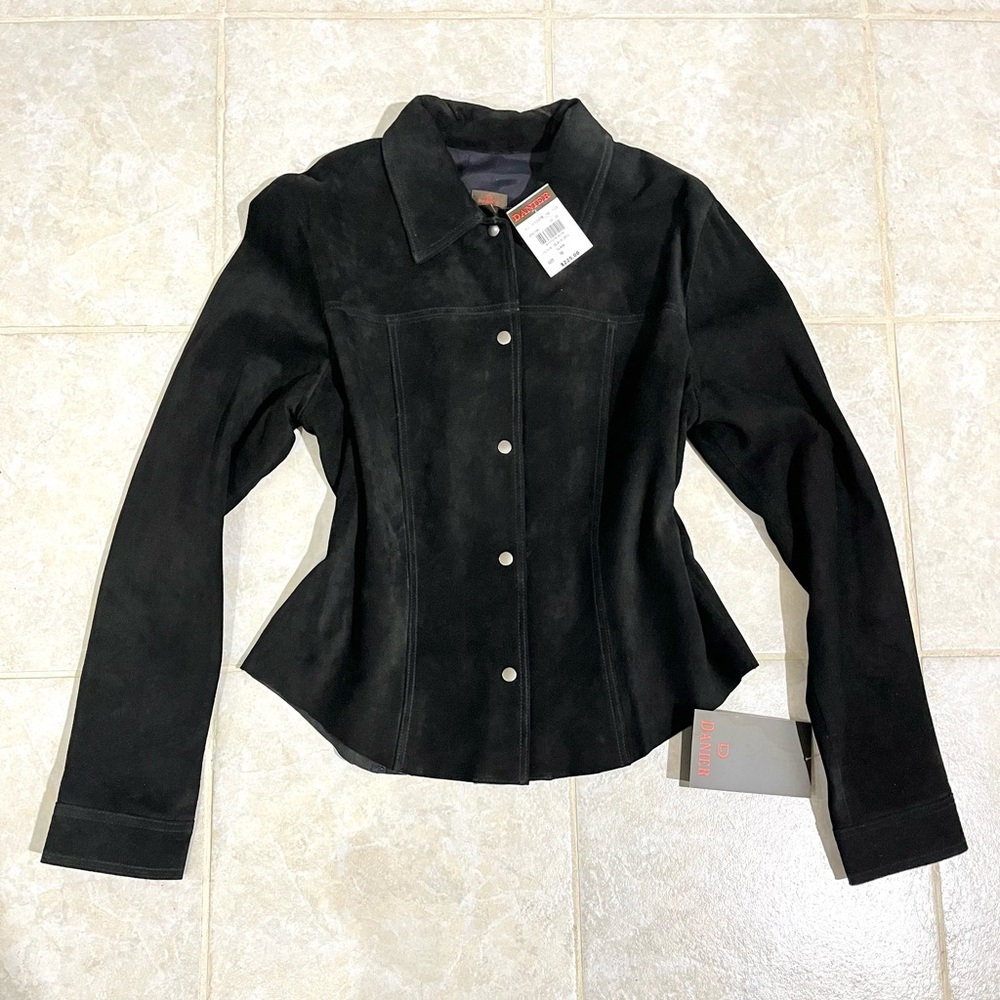 Danier Black Suede Top